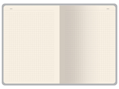 Бизнес-тетрадь А5 Pragmatic Contrast, 40 листов в клетку, бордовый с темно-серым срезом - рис 4.