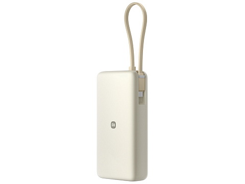 Внешний аккумулятор со встроенным кабелем Xiaomi 67W Power Bank 20000 (Integrated Cable) Tan - рис 6.