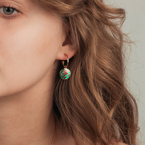 Серьги Fiore Luna AE03790-2 G - рис 3.