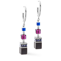 Серьги Blue-Purple Coeur de Lion 3039/21-0708