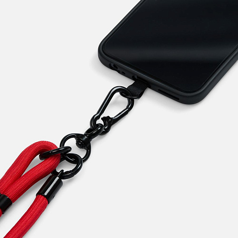 Шнурок для телефона OmniHold, красный - рис 5.