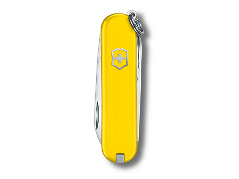 Нож-брелок VICTORINOX Classic SD Colors "Sunny Side", 58 мм, 7 функций, жёлтый - рис 2.