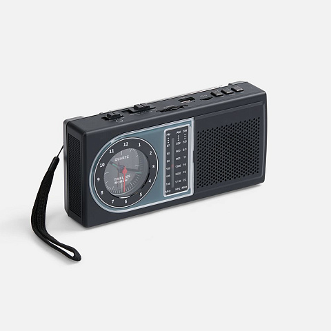 Bluetooth-колонка с радио Comradio, черная - рис 2.