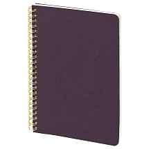 Бизнес тетрадь на гребне А5 Pragmatic, 60 листов в клетку, фиолетовый
