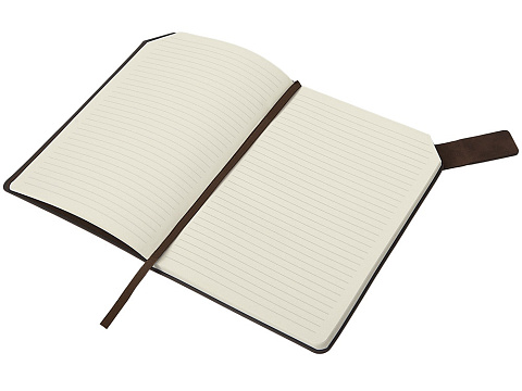 Блокнот А5 в гибкой обложке Chaplin, шоколадный - рис 8.