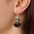 Серьги PARSANA SG BLACK_GREY Dyrberg Kern 470011 - миниатюра - рис 2.