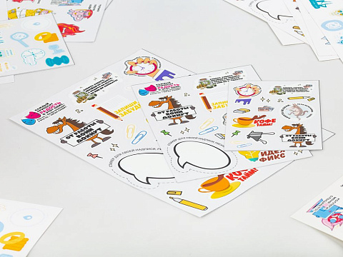 Наклейки UV-DTF Stiker Pack на заказ, S - рис 4.