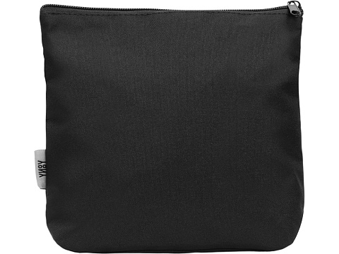 Косметичка из полиэстера 300D с подкладкой Amalia, черный - рис 3.