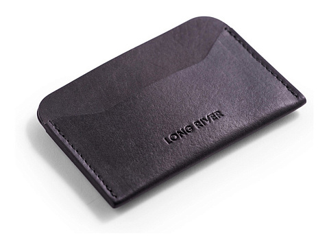 Подарочный набор Long River: картхолдер, ремешок для ключей, черная коробка - рис 3.