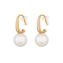 Серьги WHITE PEARL Fiore Luna ABE29654-01 G