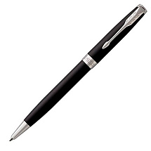 Ручка шариковая «Parker Sonnet Core Matte Black CT», черный/серебристый