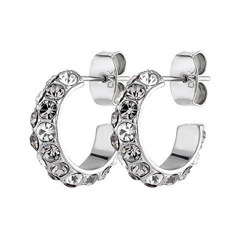 Серьги HEIDI SS LIGHT GREY Dyrberg Kern 370056