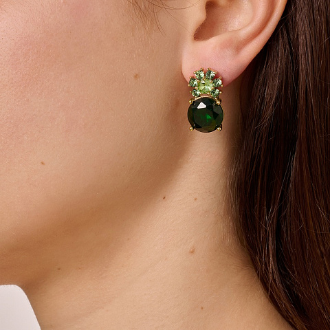 Серьги BECKIA SG EMERALD GREEN Dyrberg Kern 470096 - рис 4.