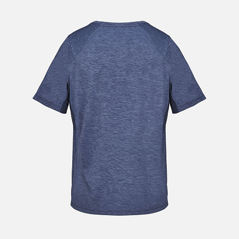 Футболка спортивная унисекс Storm, темно-синий меланж - рис 3.