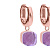 Серьги Firenze heather Qudo *300356 V/RG - миниатюра - рис 2.