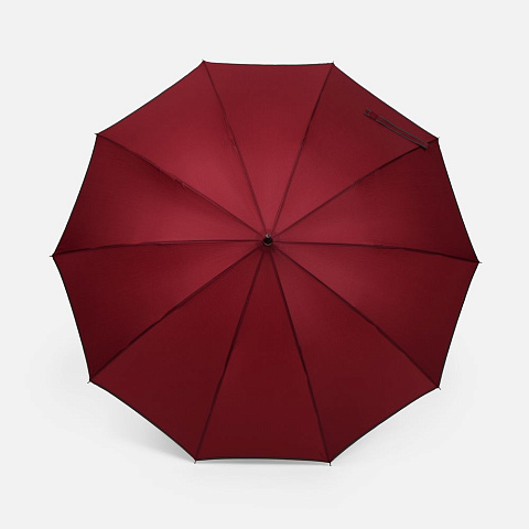 Зонт-трость Abrego, бордовый - рис 3.