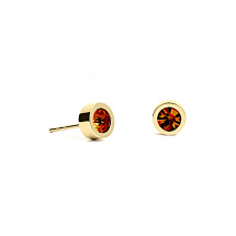 Пусеты Garnet 6х3 Fiore Luna SWE126 GA G