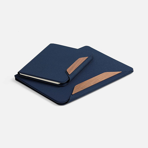 Папка с блокнотом Firmans Mini, синяя - рис 8.