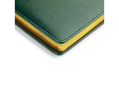 Ежедневник недатированный А4 Sidney Nebraska, зеленый (золотой обрез) (Р) - рис 3.