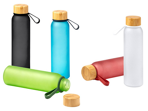 Бутылка из переработанного стекла  VOZNAN белый - рис 2.