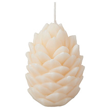 Свеча Шишка, молочный