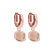 Серьги Firenze apricot Qudo *300383 R/RG - миниатюра