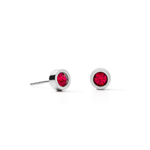 Серьги Silver Red Coeur de Lion 0228/21-0317