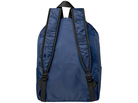 Складной рюкзак EcoFold объемом 15 л из переработанного ПЭТ-пластика - Темно - синий - рис 3.