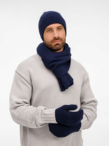 Варежки Catch Match, темно-синие - рис 4.