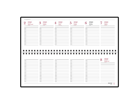 Планинг датированный Бумвинил 2025, синий (Р) - рис 2.
