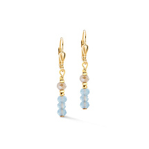 Серьги Light Blue-Beige Coeur de Lion 2043/20-0738