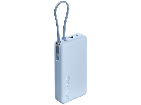 Внешний аккумулятор со встроенным кабелем Xiaomi 67W Power Bank 20000 (Integrated Cable) Ice Blue - рис 5.