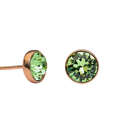Пусеты Peridot Fiore Luna SWE297 PE RG - рис 2.