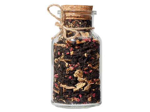 Сокочай чёрный Имбирь, Апельсин и Малина,  50 г.