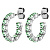 Серьги RAQUEL SS LIGHT GREEN - миниатюра - рис 4.