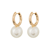Серьги WHITE PEARL Fiore Luna ABE23446-01 G