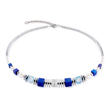 Колье Blue-Silver Coeur de Lion 3047/10-0717