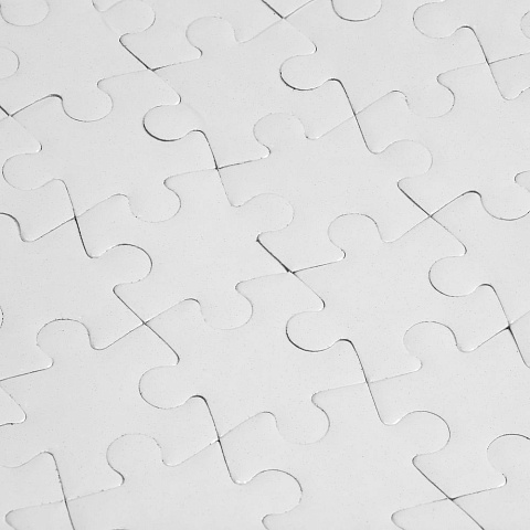 Пазл для сублимационной печати Stamper, белый - рис 3.