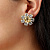 Серьги AUBRA SG GOLDEN Dyrberg Kern 460081 - миниатюра - рис 2.