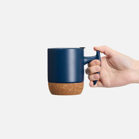 Кружка Corky Grip, синяя - рис 4.