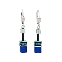 Серьги Blue-Green Coeur de Lion 2838/20-0705