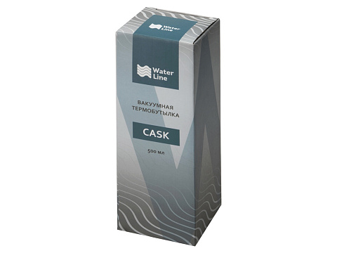 Вакуумная термобутылка Cask Waterline, soft touch, 500 мл, красный - рис 7.