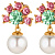 Серьги VERONICA SG ROSE/GREEN Dyrberg Kern 420026 - миниатюра - рис 3.