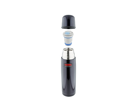 Термос из нерж. стали тм THERMOS FBB-750BC Midnight Blue 0.75L, голубой - рис 2.