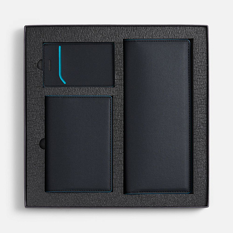 Набор Multimo Simple, черный с бирюзовым - рис 3.