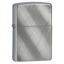 Зажигалка ZIPPO Classic с покрытием Brushed Chrome, латунь/сталь, серебристая, матовая, 38x13x57 мм