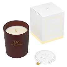 Ароматическая свеча в бордовом стакане Sunset, коллекция Exclusive, 250 мл