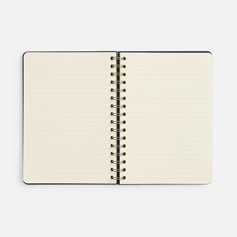 Ежедневник Spiral, недатированный, синий - рис 3.