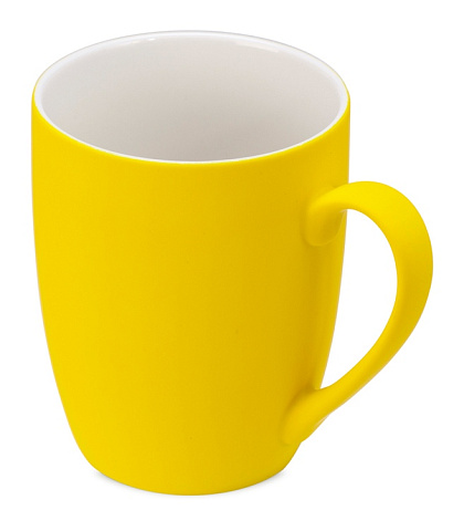 Подарочный набор с блокнотом С2, металлической ручкой и кружкой, желтый - рис 5.