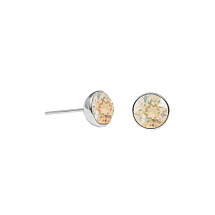 Пусеты Crystal Golden Shadow Fiore Luna SWE298 CGS S